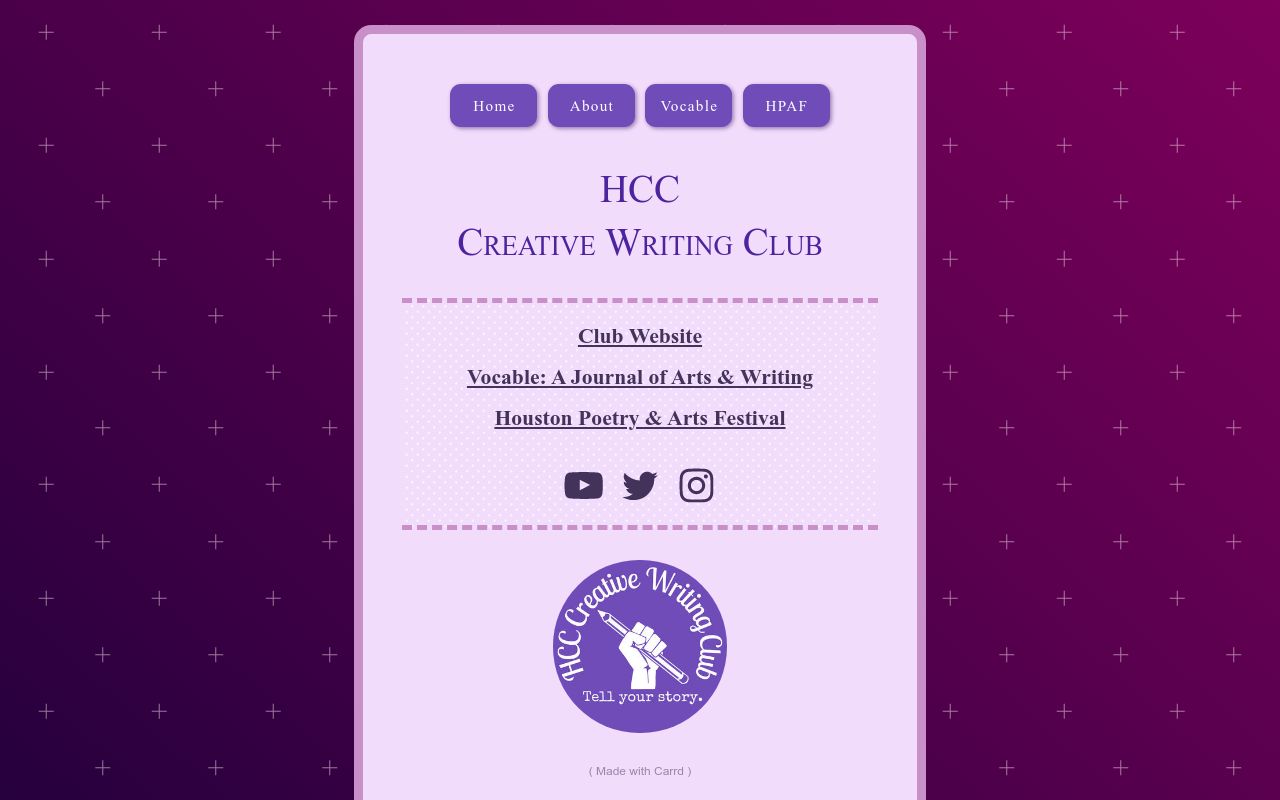 houston community college creative writing